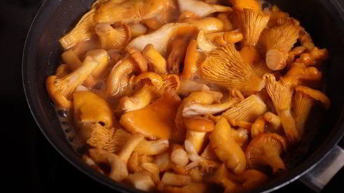 ризотто с лисичками