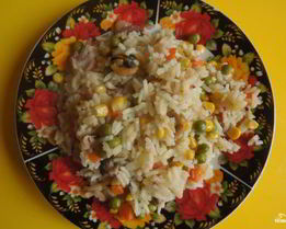 Ризотто с морепродуктами в мультиварке