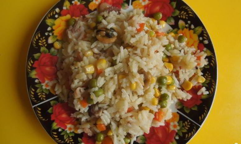 Рецепт ризотто с морепродуктами в мультиварке