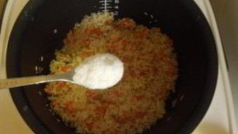 ризотто с морепродуктами в мультиварке