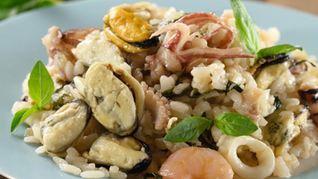 Ризотто с морепродуктами