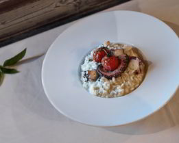 Ризотто с осьминогом