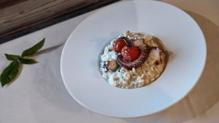 Ризотто с осьминогом