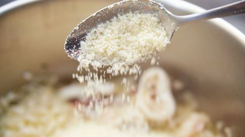 ризотто с осьминогом