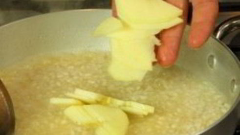 ризотто с яблоками