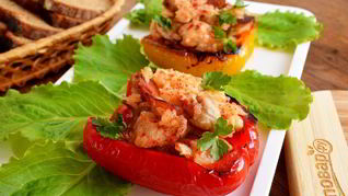 Ризотто в болгарском перце