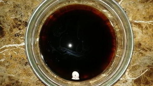 розовое ризотто с белыми грибами