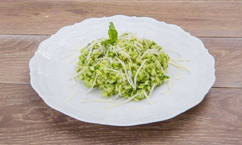 Рецепт зеленого ризотто со шпинатом