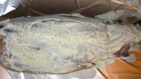 форель с лимоном в фольге