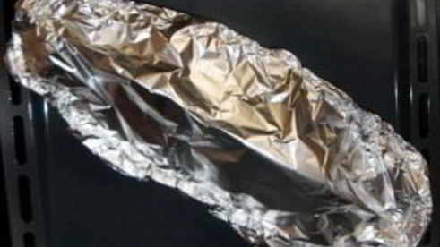 форель с лимоном в фольге