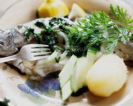 Форель в духовке целиком