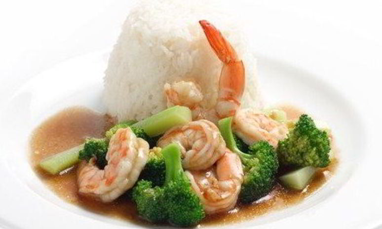 Рецепт креветок с брокколи в чесночном соусе чили