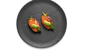 Поке с форелью