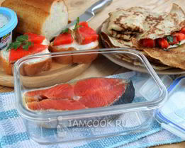 Рыба красная соленая