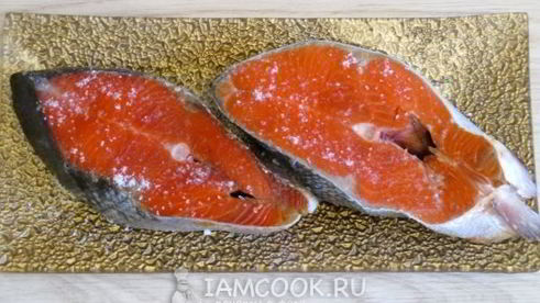 рыба красная соленая