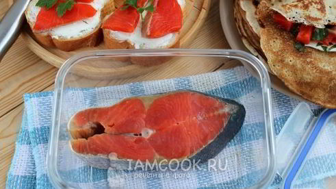 рыба красная соленая