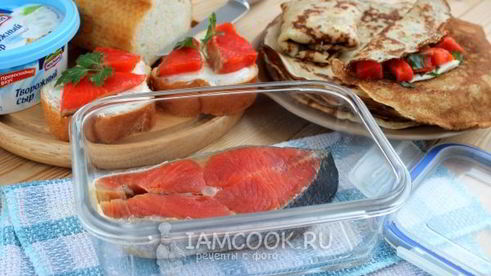 рыба красная соленая