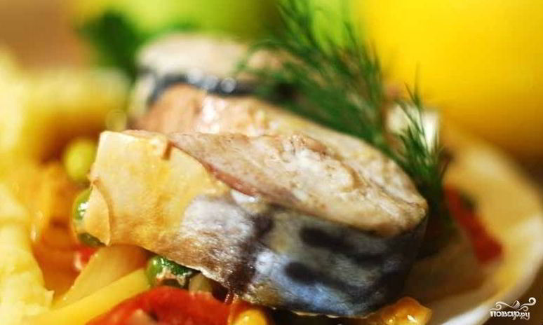 Рецепт рыбы, тушенной с овощами в мультиварке