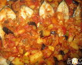 Рыба в овощах