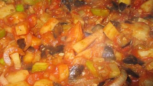 рыба в овощах