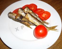 Салака запеченная в духовке