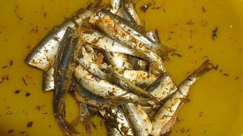 салака запеченная в духовке