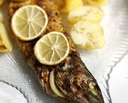 Щука, запеченная в фольге