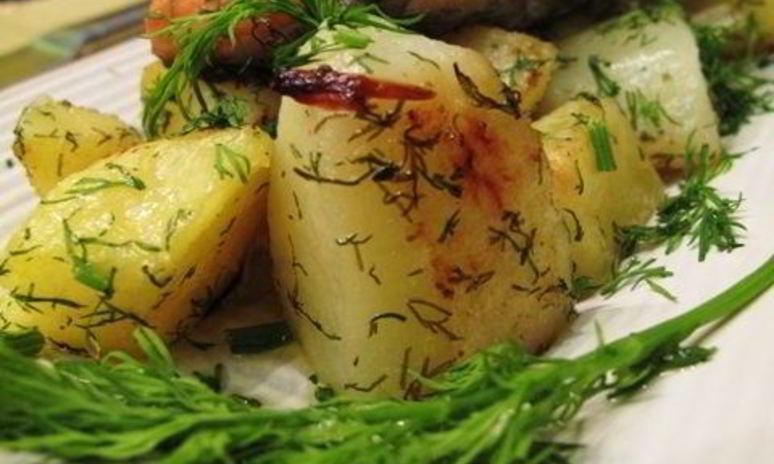 Рецепт семги с картошкой в мультиварке