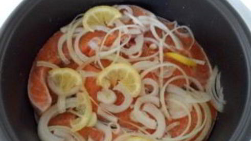 семга с картошкой в мультиварке