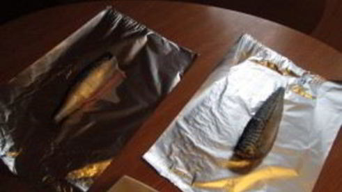 скумбрия фаршированная, запеченная в фольге