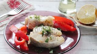 Треска на пару