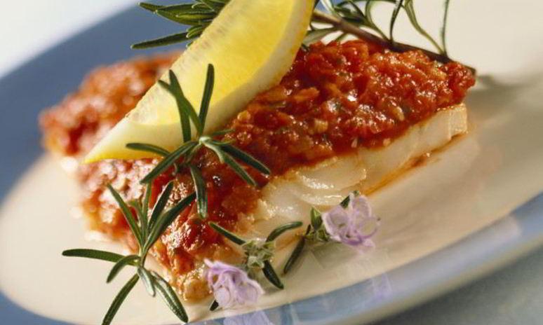 Рецепт трески с овощами в духовке