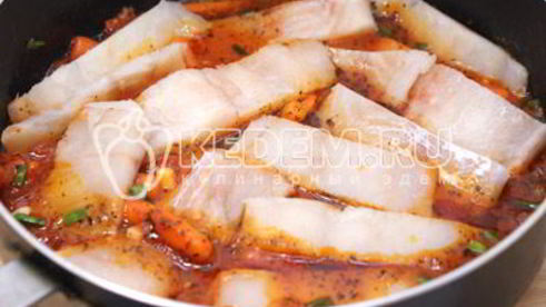 треска томленая в томатном соусе