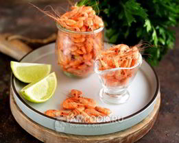 Вареные черноморские рачки