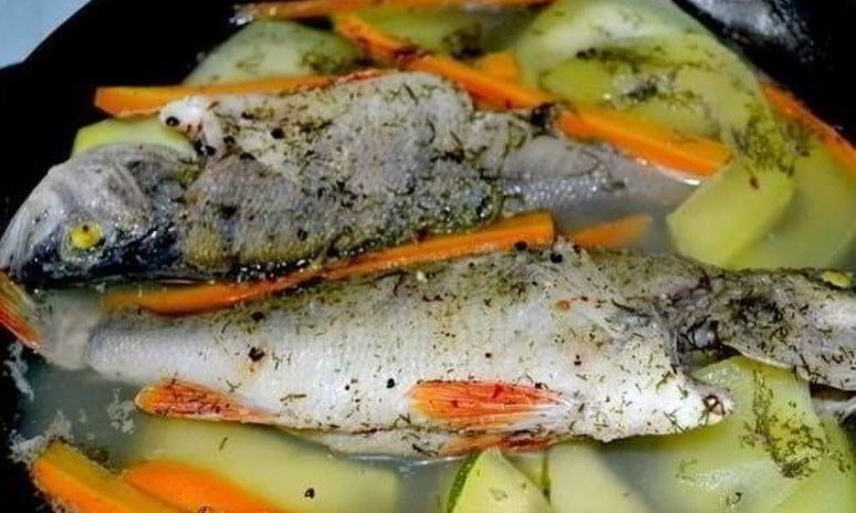 Рецепт вареных окуней