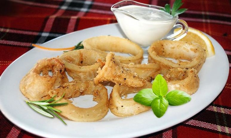 Рецепт замороженных кальмаров в кляре