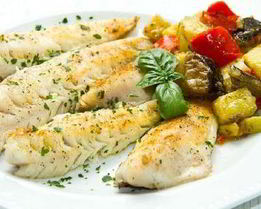 Запеченная рыба с окрой