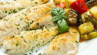 Запеченная рыба с окрой