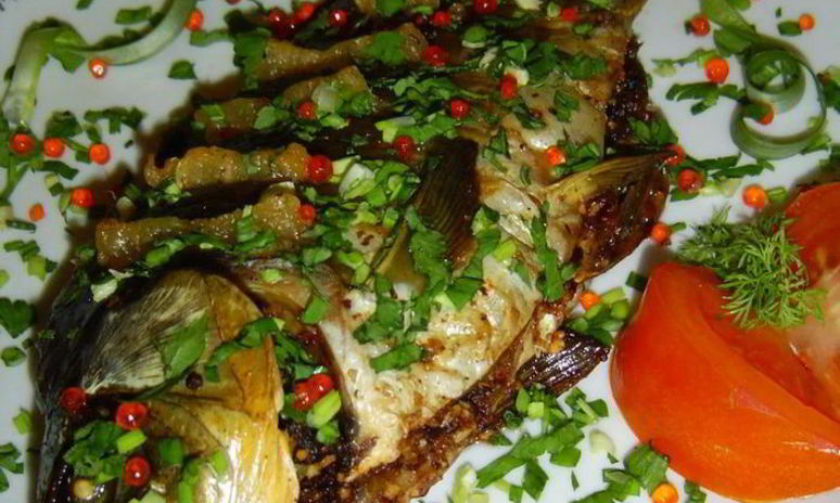 Рецепт запеченного карпа ореховое наслаждение