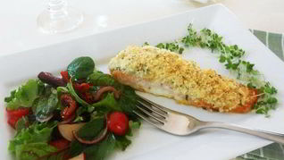 Запеченный лосось