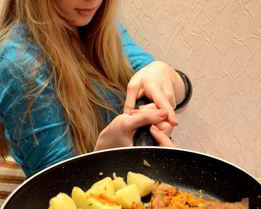 Жареная камбала