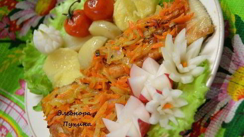 жареная камбала