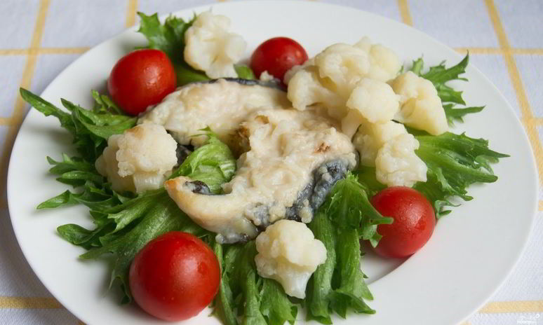 Рецепт зубатки на пару