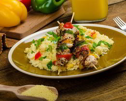 Куриный шашлык с кус-кусом