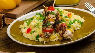 Куриный шашлык с кус-кусом