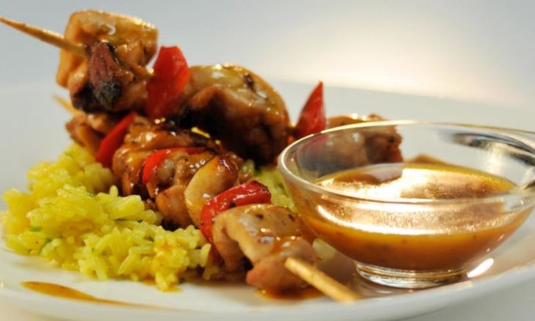 Рецепт куриных шашлычков в мандариновома соусе