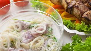 Маринад для шашлыка из свинины на кефире