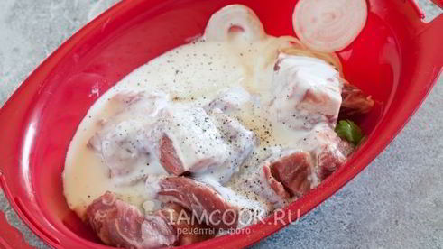маринад для шашлыка из свинины на кефире
