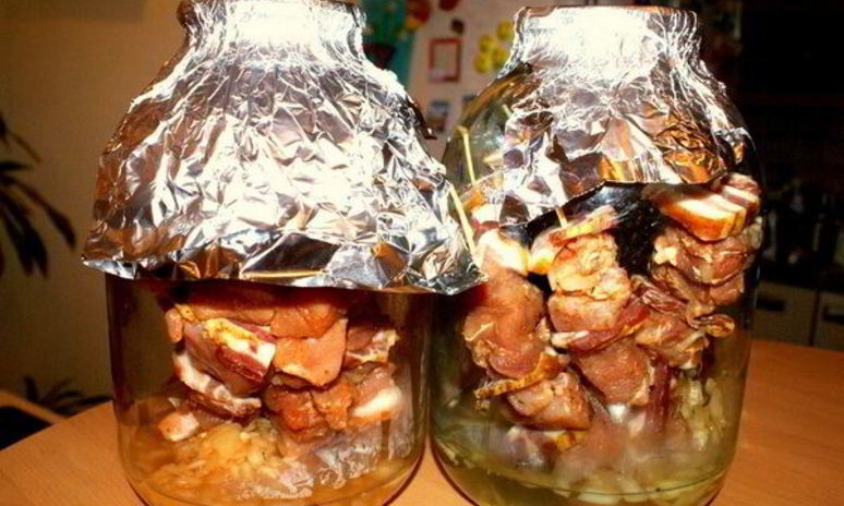 Рецепт нежного шашлыка в банке