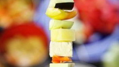 овощной шашлык в кляре